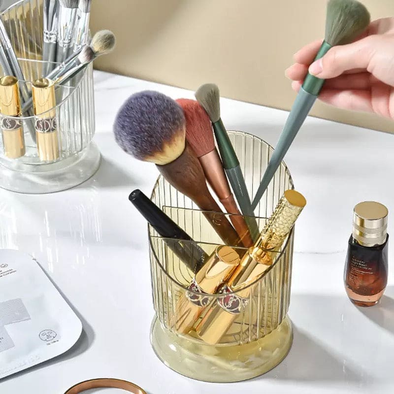Luxury Striped Lines Pen Holder, Lipstick Brush Pen Holder, Women Make Up Brush Holder, Makeup Brush Pot, Lipstick Stand, Stationary Holder for Women Luxury Striped Lines Pen Holder, Lipstick Brush Pen Holder, Women Make Up Brush Holder, Makeup Brush Pot, Lipstick Stand, Stationary Holder for Women